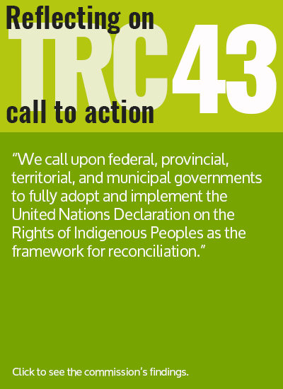 Duty to Consult This is a Canadian Issue Reflecting on TRC